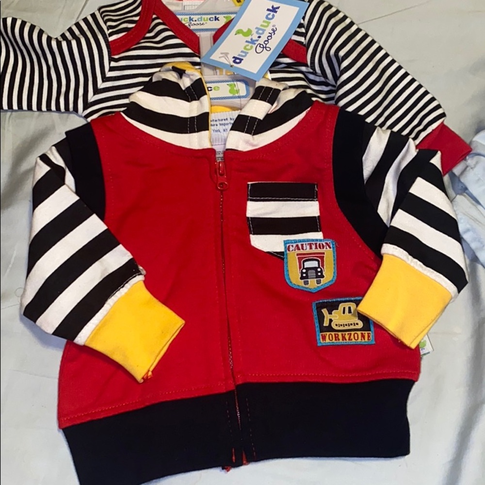 3 piece trucker  boy set